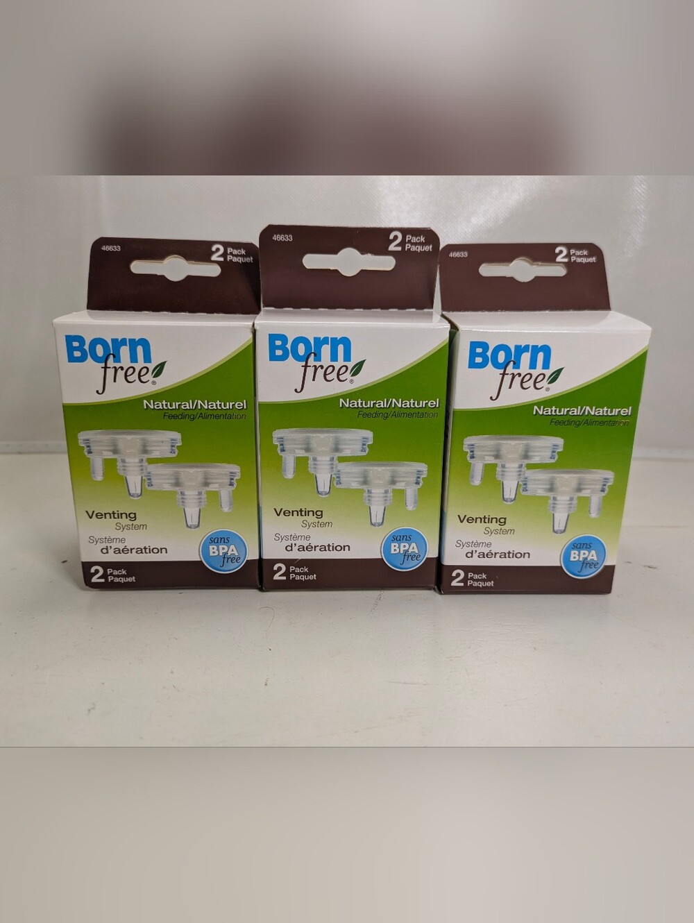 Born Free Natural Venting System 2-Pack - 3 Boxes